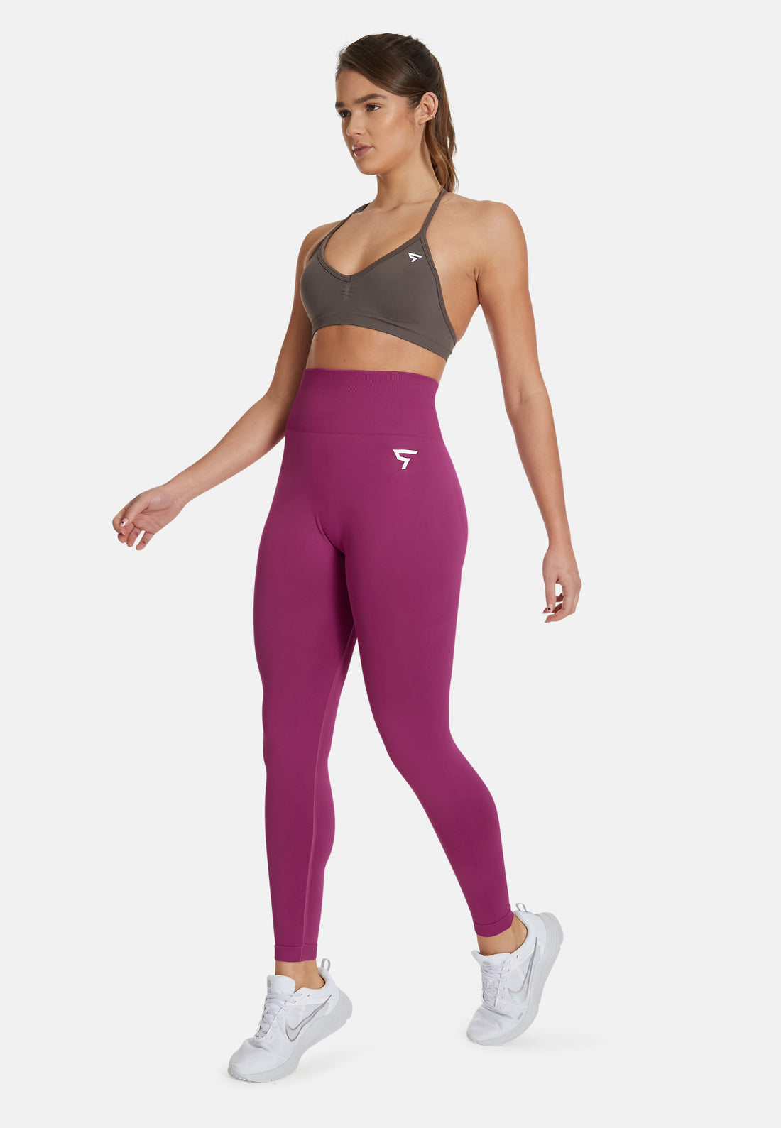 Leggings Chroma Plain Sport Leggings mit hoher Taille