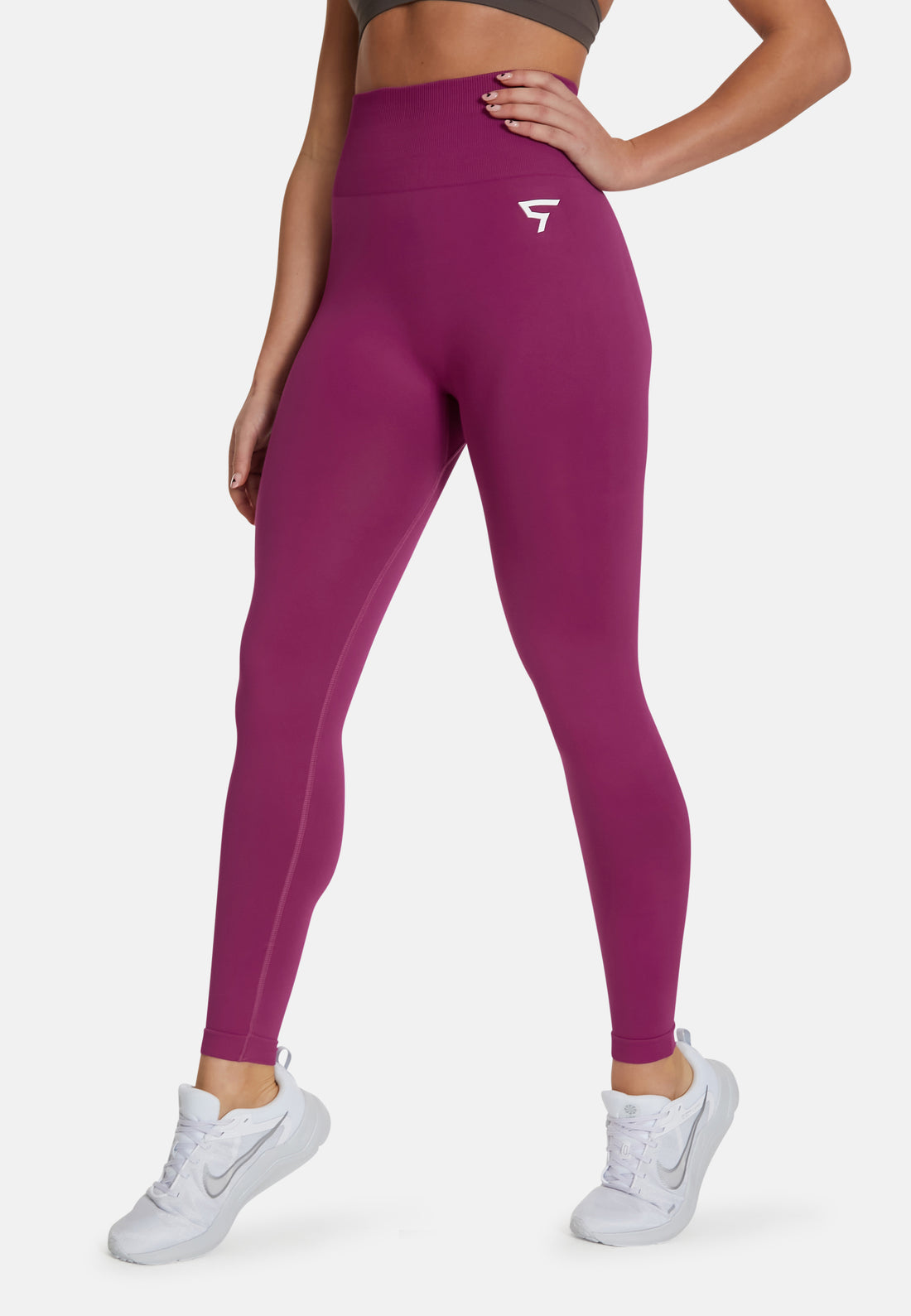 Leggings Chroma Plain Sport Leggings mit hoher Taille