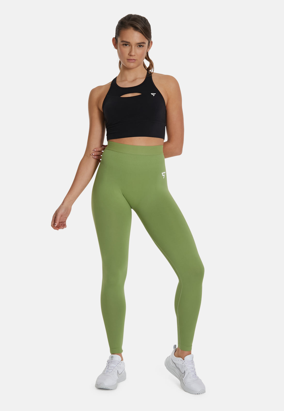 Leggings Rise High Waisted Seamless Scrunch Sports Leggings