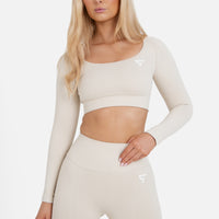 Long Sleeve Retained seamless long sleeve top