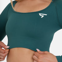 Long Sleeve Retained seamless long sleeve top