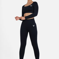 Long Sleeve Retained seamless long sleeve top