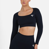 Long Sleeve Retained seamless long sleeve top