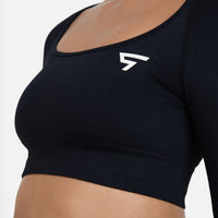 Long Sleeve Retained seamless long sleeve top