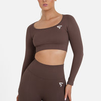 Long Sleeve Retained seamless long sleeve top