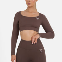 Long Sleeve Retained seamless long sleeve top