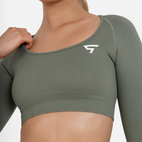 Long Sleeve Retained seamless long sleeve top