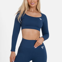 Long Sleeve Retained seamless long sleeve top