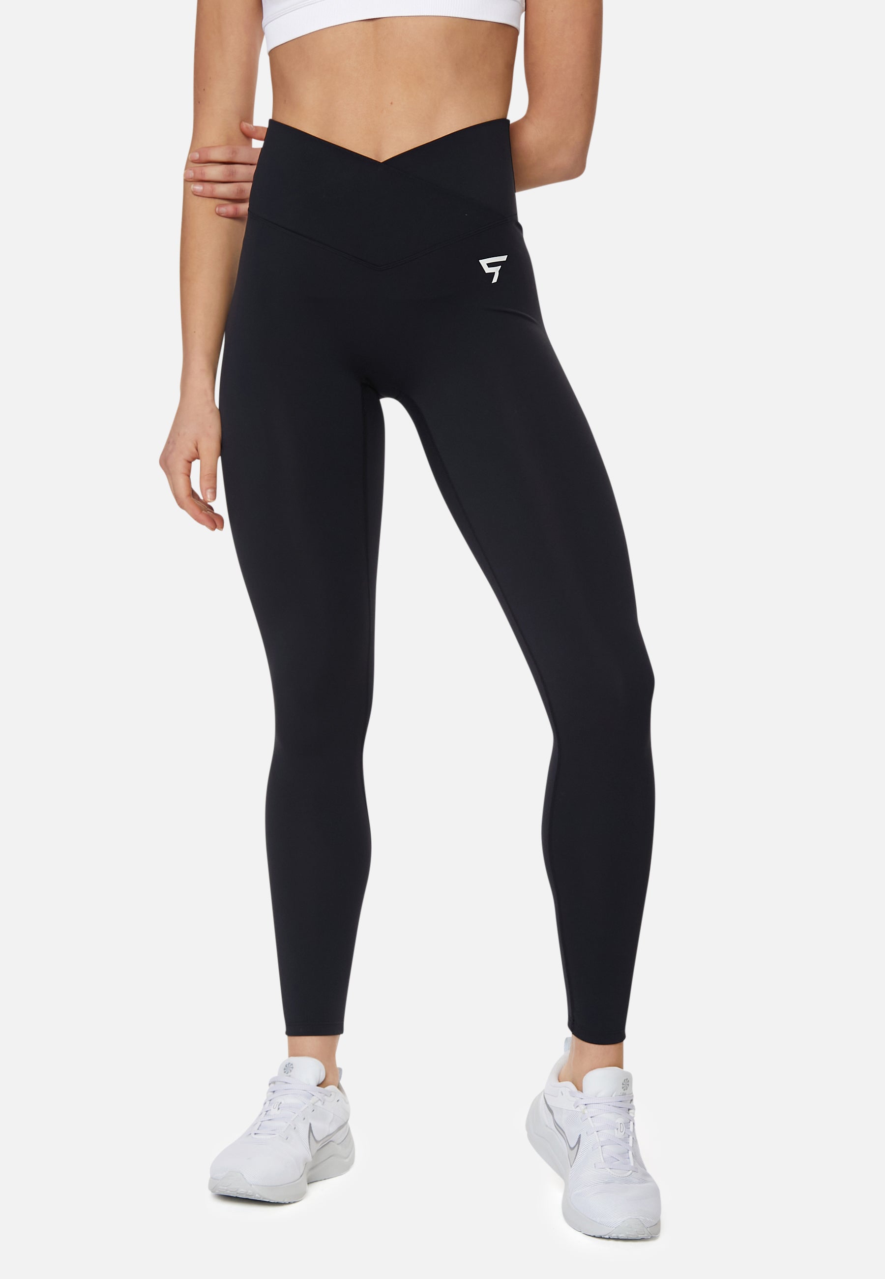 Leggings X Crossed Waistband Sport Leggings