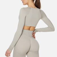 Long Sleeve Alish Seamless V Long Sleeve