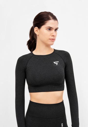 Long Sleeve Embody+ Seamless Cropped Long Sleeve Sport Top