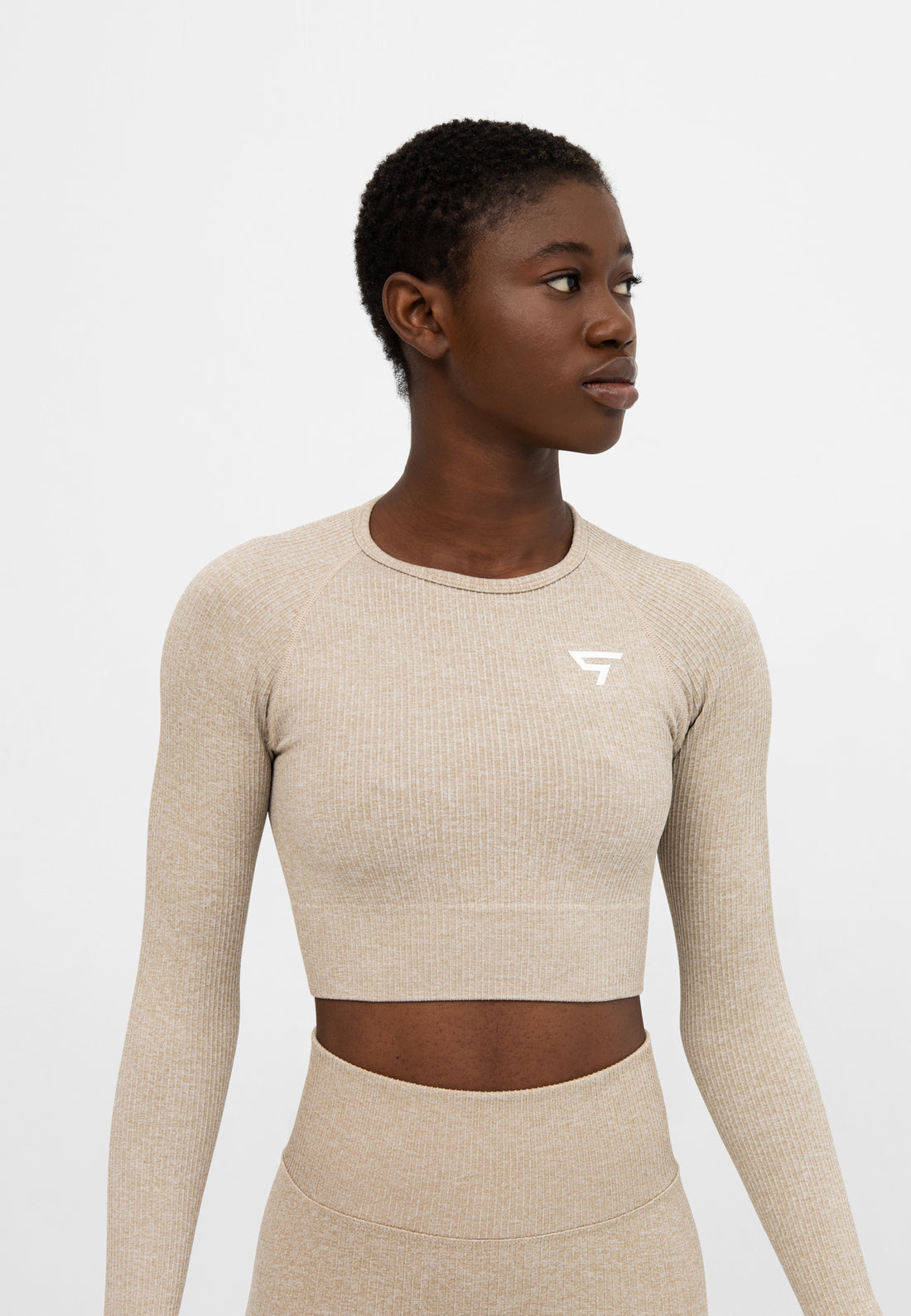 Long Sleeve Joy+ Ribbed Seamless Long Sleeve Sport Top - Squatproof