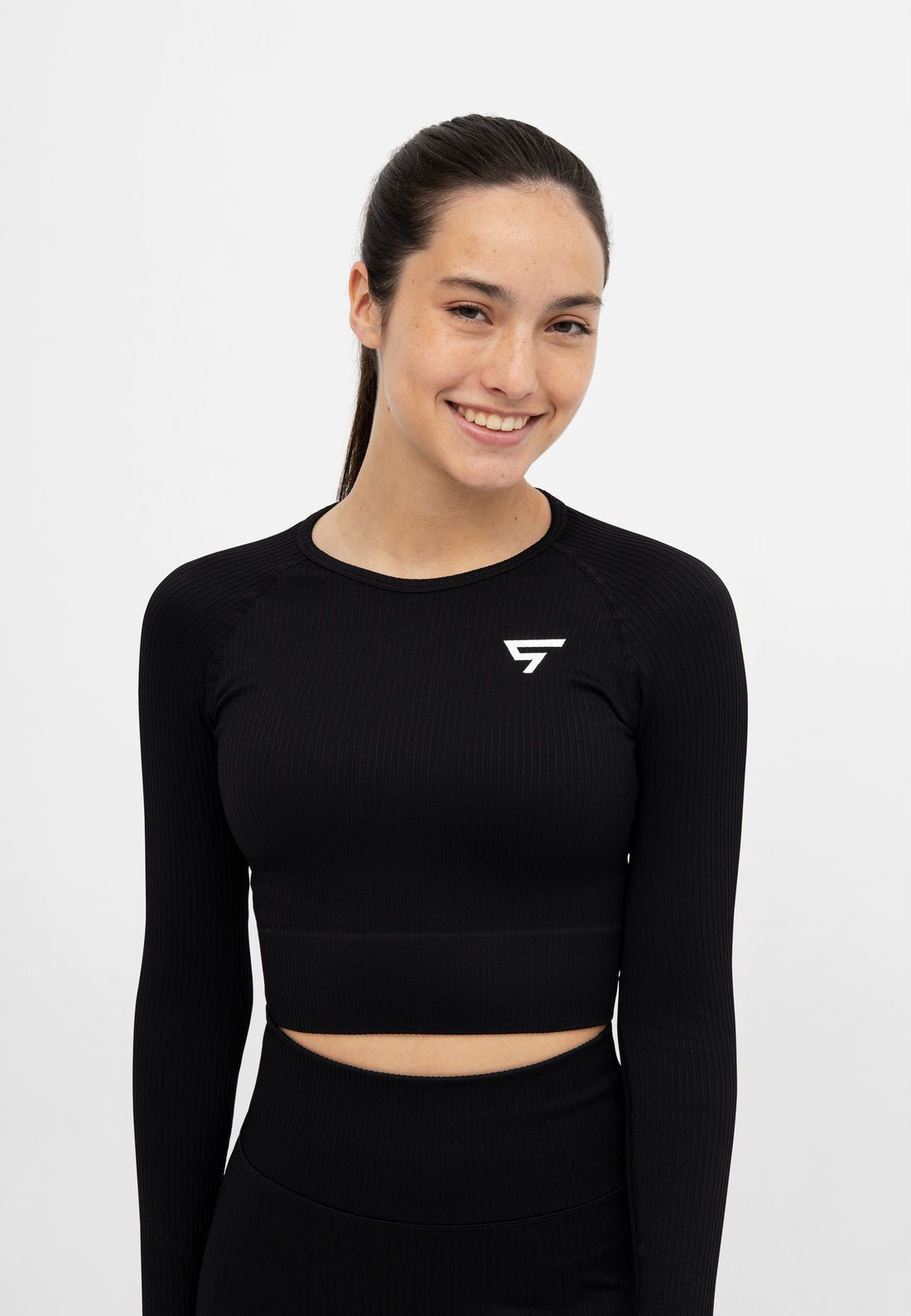 Long Sleeve Joy+ Ribbed Seamless Long Sleeve Sport Top - Squatproof