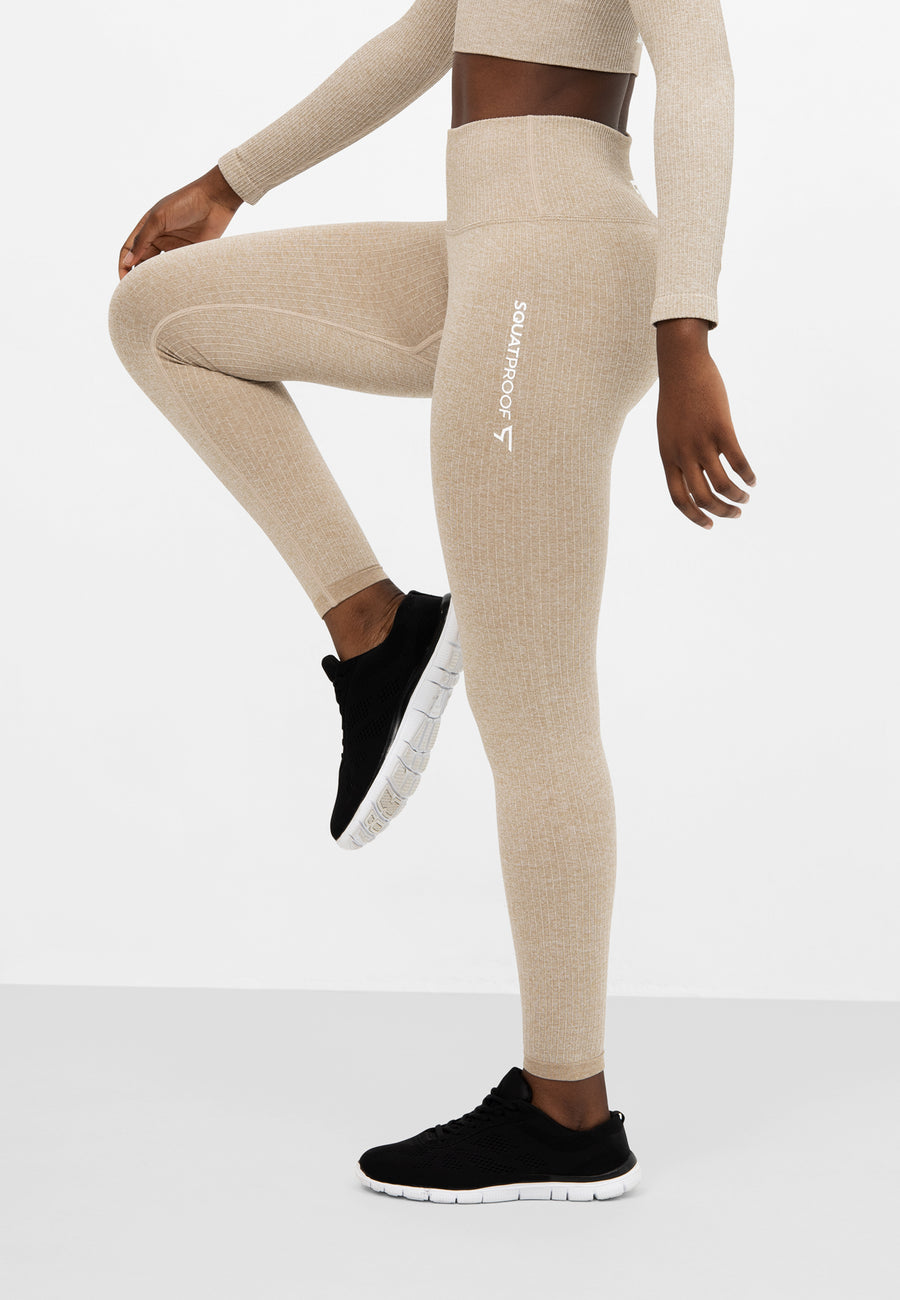 Leggings Joy+ Ribbed Seamless Sport Leggings - Squatproof