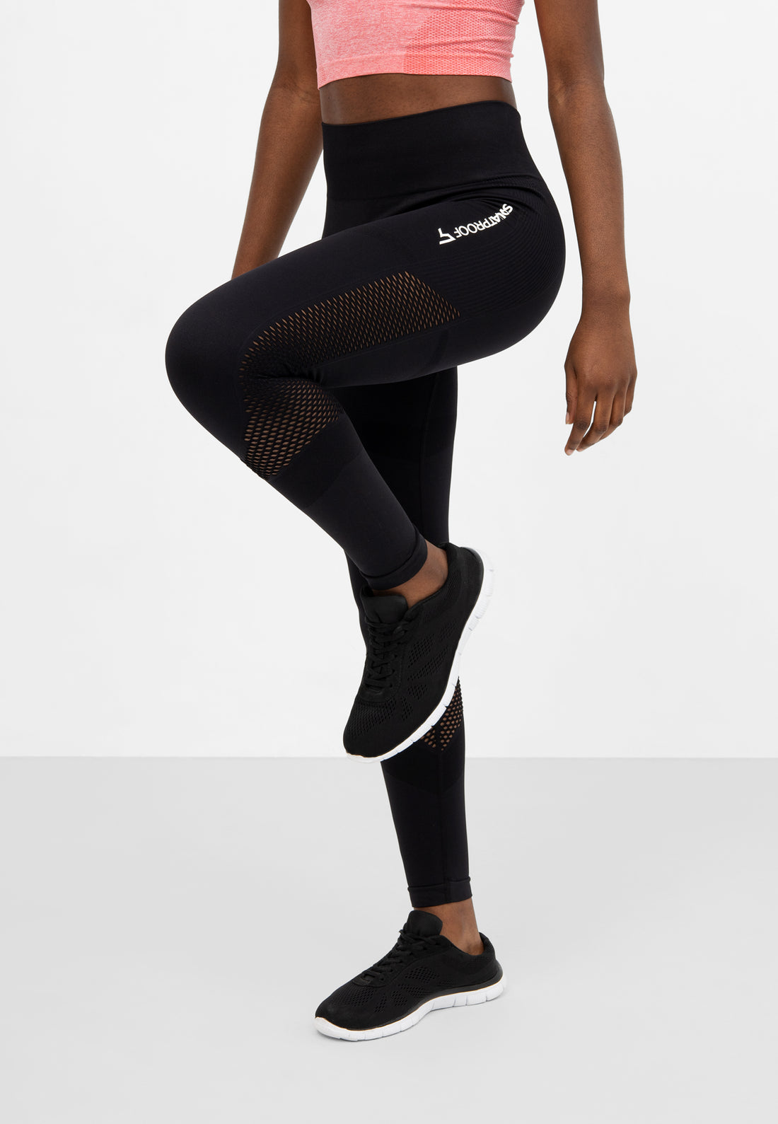 Leggings Mesh+ Nahtlose Sport-Leggings mit hoher Taille