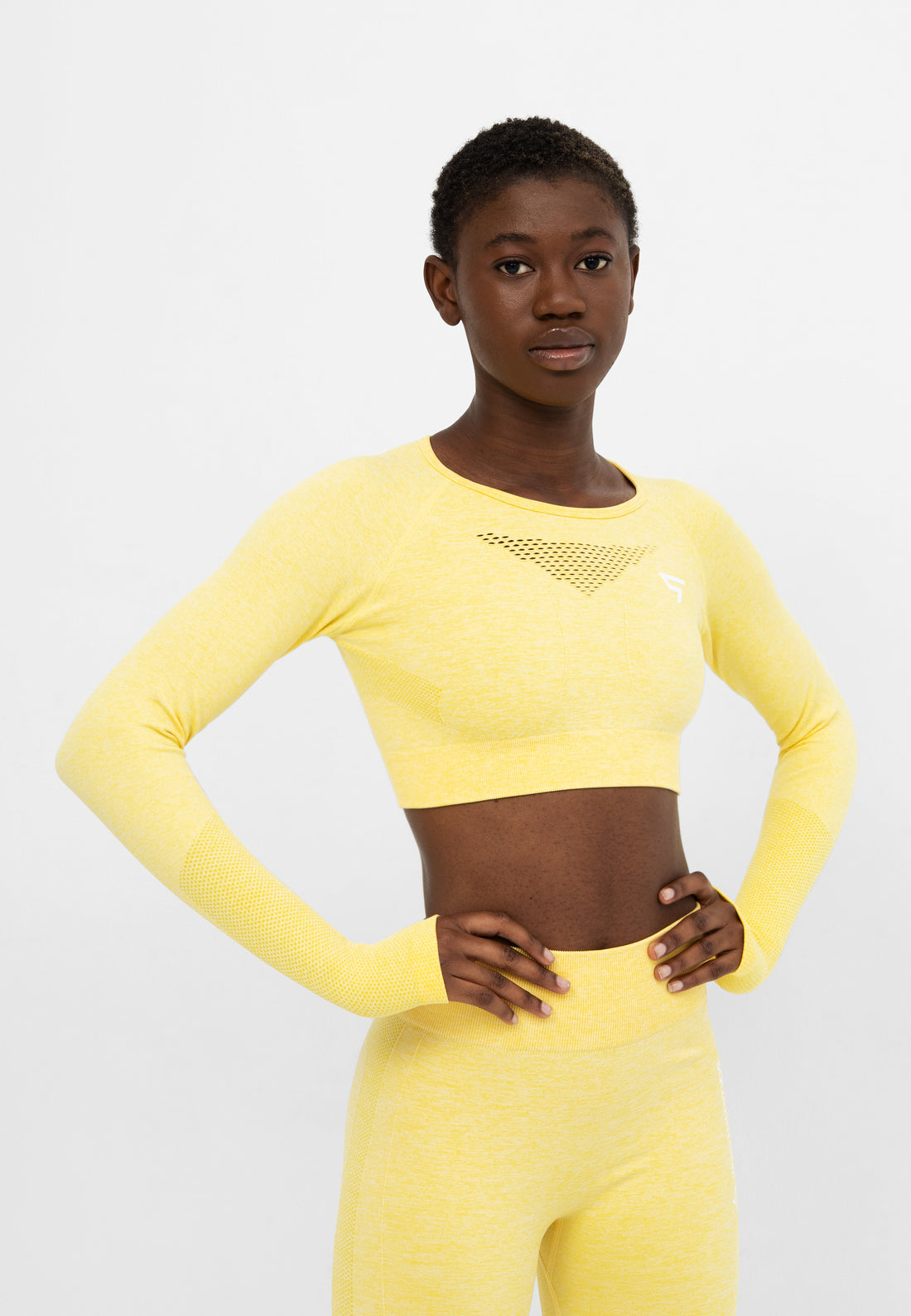 Long Sleeve Effort+ Seamless Cropped Long Sleeve Sport Top