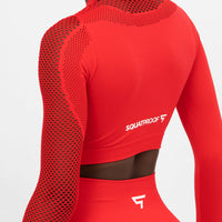 Long Sleeve Agility+ Seamless Cropped Long Sleeve Sport Top