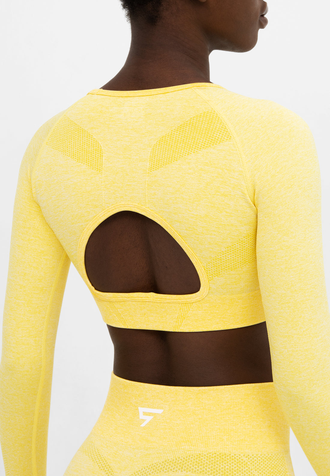 Long Sleeve Effort+ Seamless Cropped Long Sleeve Sport Top - Squatproof