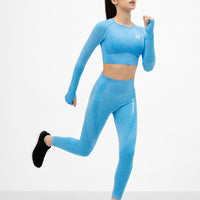 Long Sleeve Embody+ Seamless Cropped Long Sleeve Sport Top - Squatproof