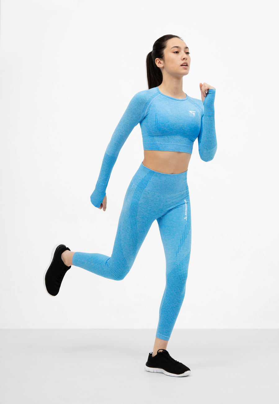 Long Sleeve Embody+ Seamless Cropped Long Sleeve Sport Top - Squatproof