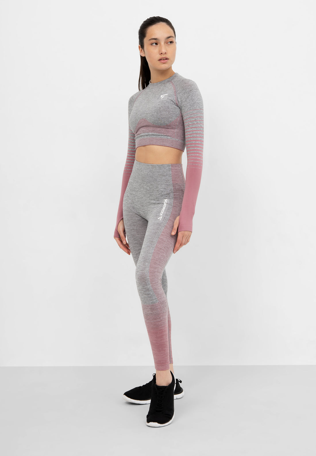 Long Sleeve Future+ Seamless Cropped Long Sleeve Sport Top