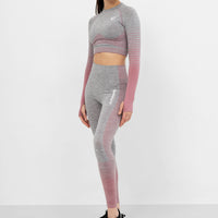 Long Sleeve Future+ Seamless Cropped Long Sleeve Sport Top