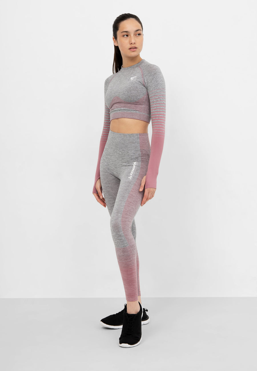 Long Sleeve Future+ Seamless Cropped Long Sleeve Sport Top