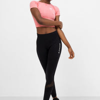 Leggings Mesh+ Seamless High Waisted Sport Leggings - Squatproof