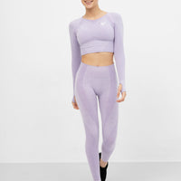 Lange mouwen Rush+ naadloze cropped lange mouwen sporttop