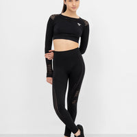 Vitality+ Cropped Sporttop met Lange Mouwen en Lange Mouwen