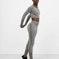 Long Sleeve Effort+ Seamless Cropped Long Sleeve Sport Top