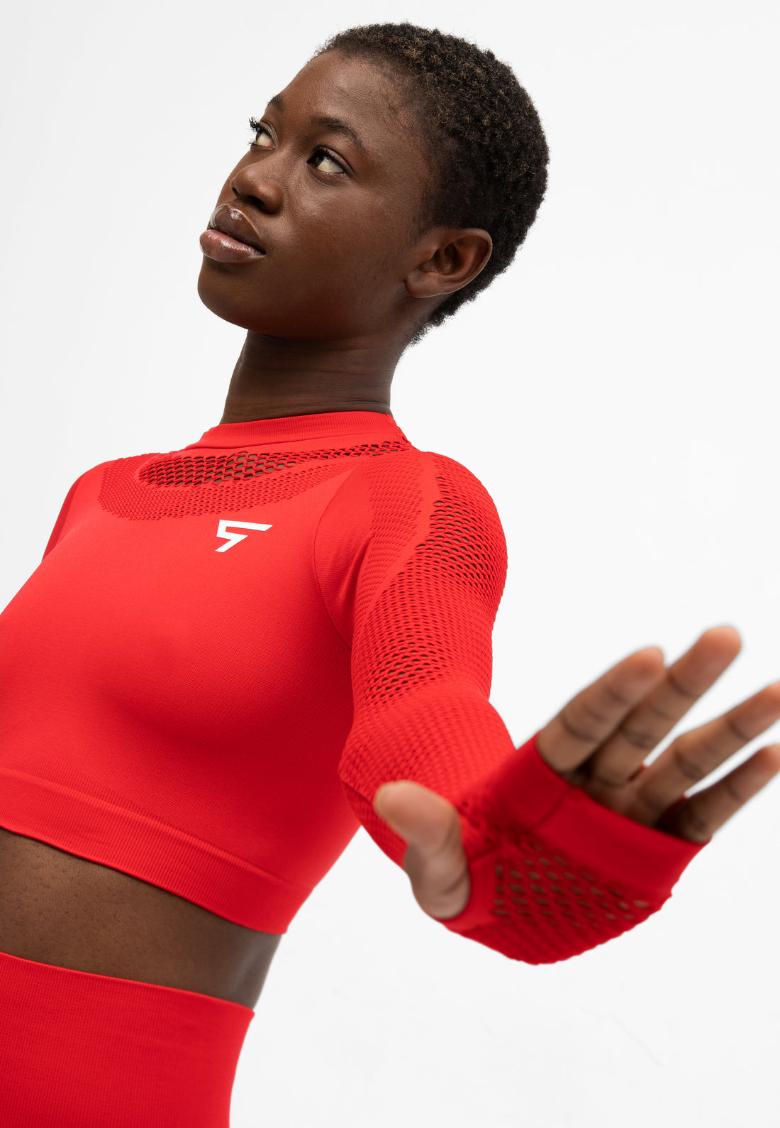 Long Sleeve Agility+ Seamless Cropped Long Sleeve Sport Top - Squatproof