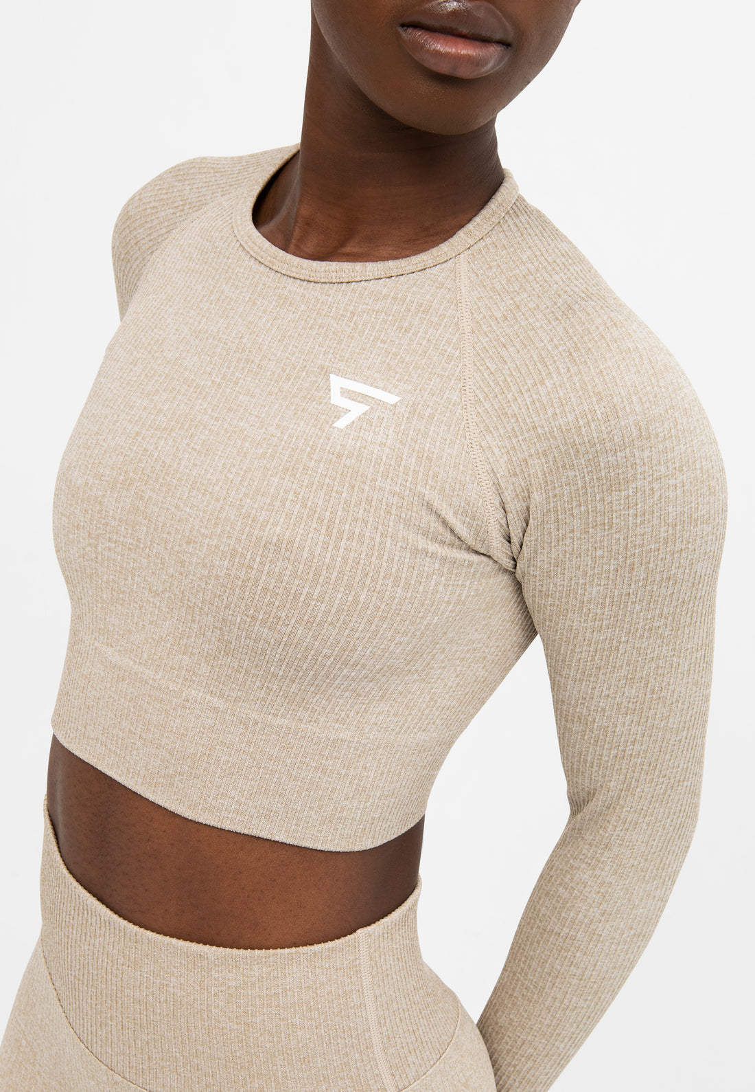 Long Sleeve Joy+ Ribbed Seamless Long Sleeve Sport Top - Squatproof