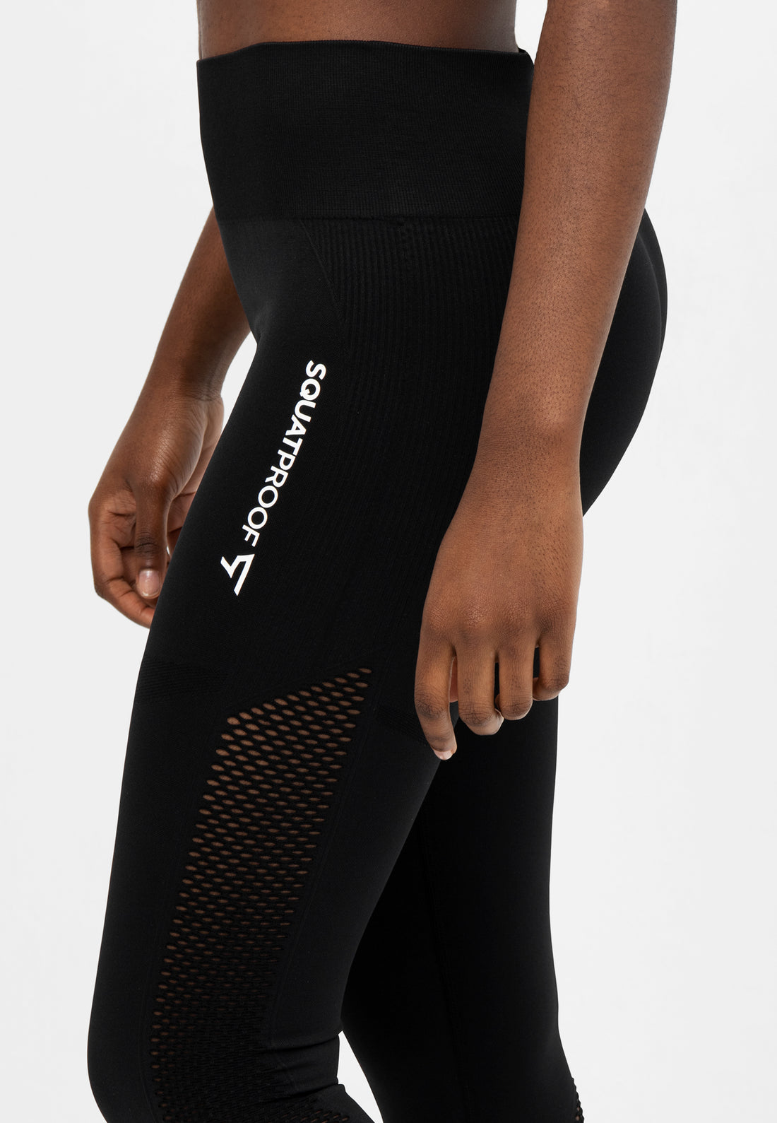 Leggings Mesh+ Seamless High Waisted Sport Leggings - Squatproof