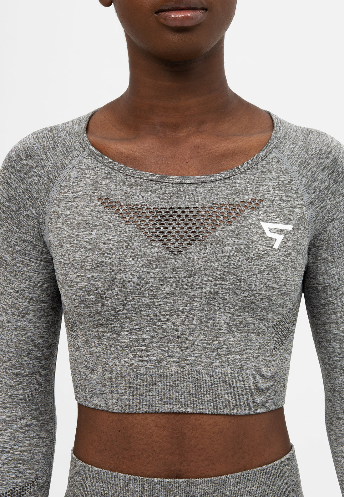 Long Sleeve Effort+ Seamless Cropped Long Sleeve Sport Top