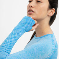 Long Sleeve Embody+ Seamless Cropped Long Sleeve Sport Top - Squatproof