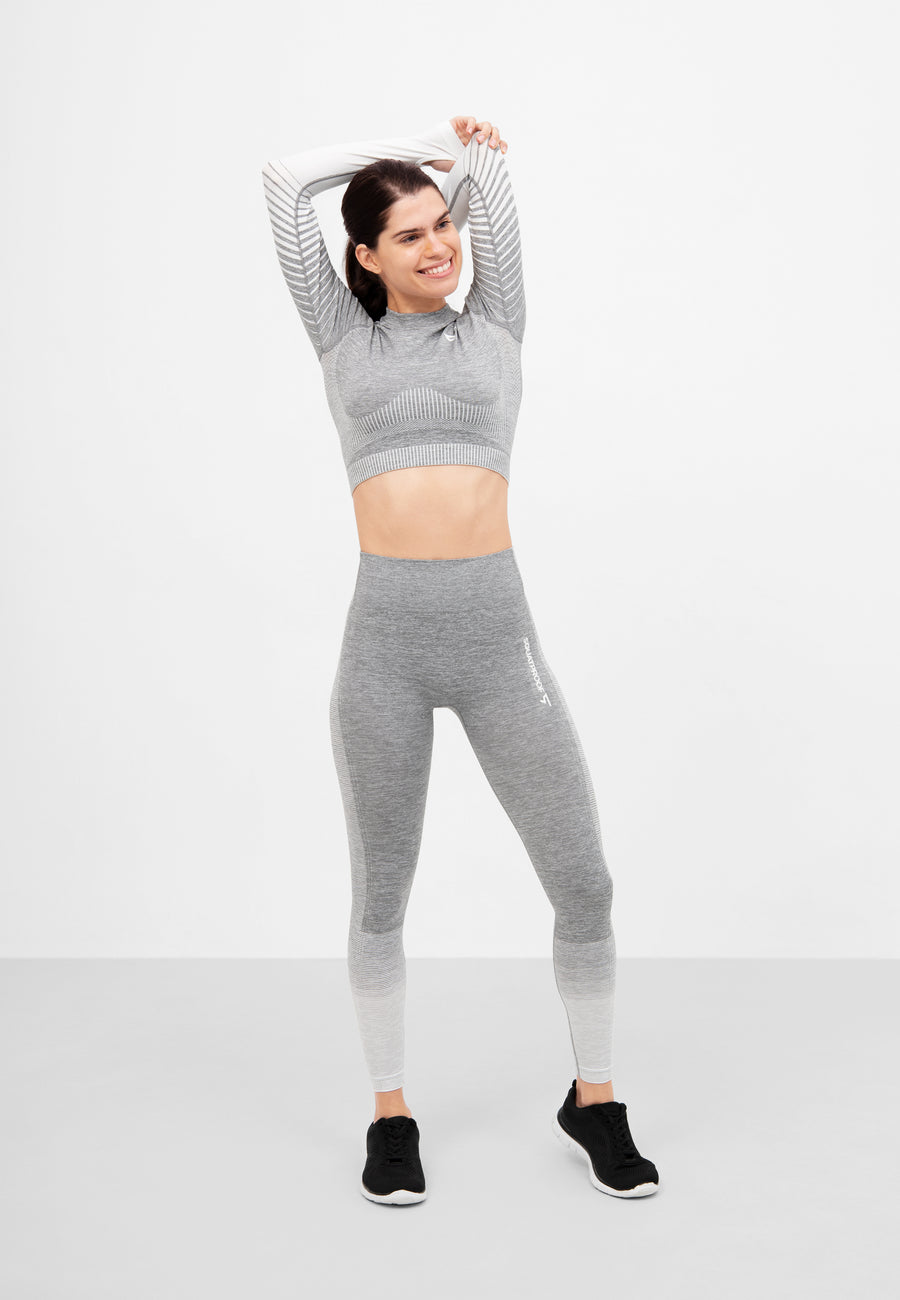 Long Sleeve Future+ Seamless Cropped Long Sleeve Sport Top