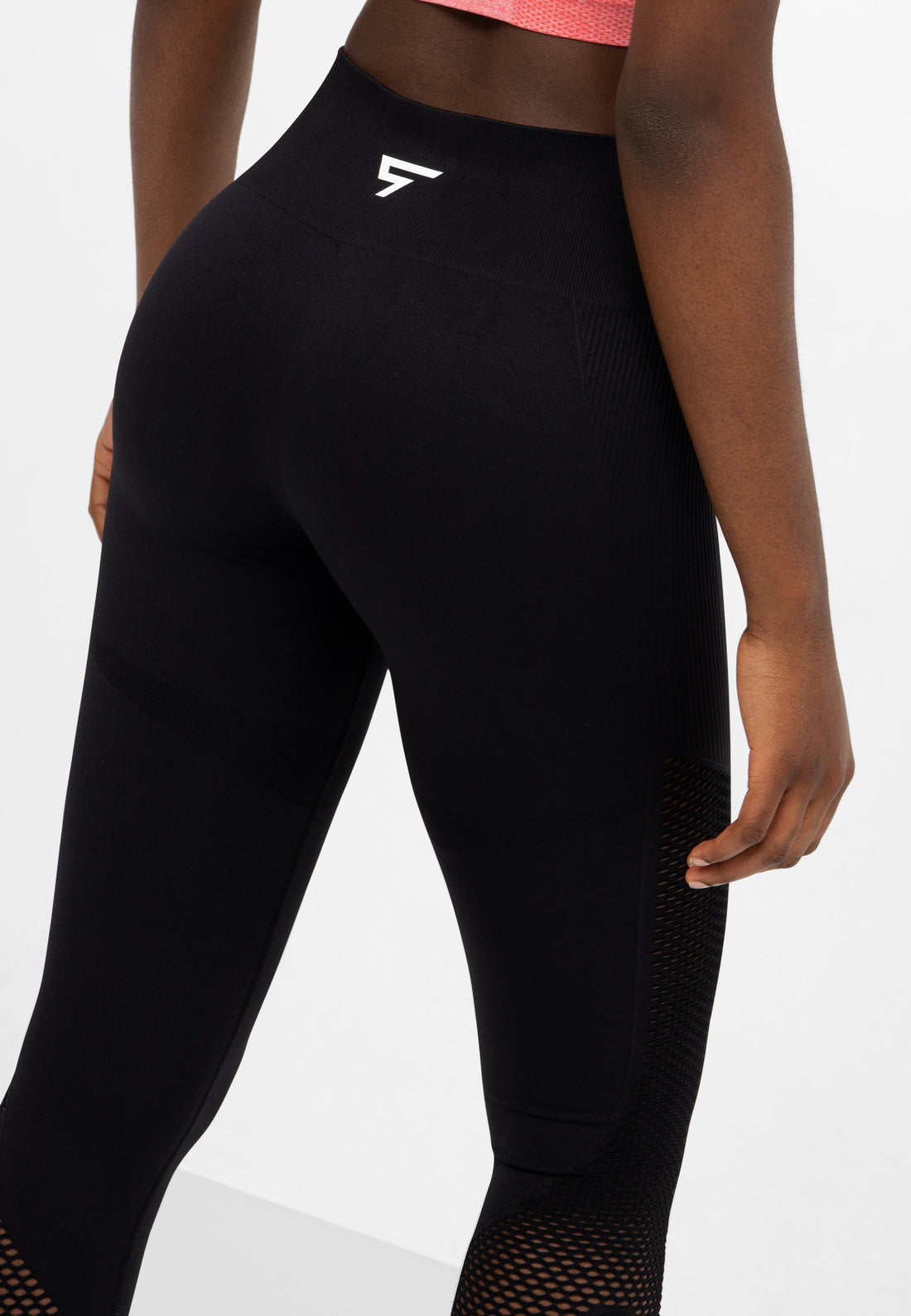 Leggings Mesh+ Seamless High Waisted Sport Leggings - Squatproof