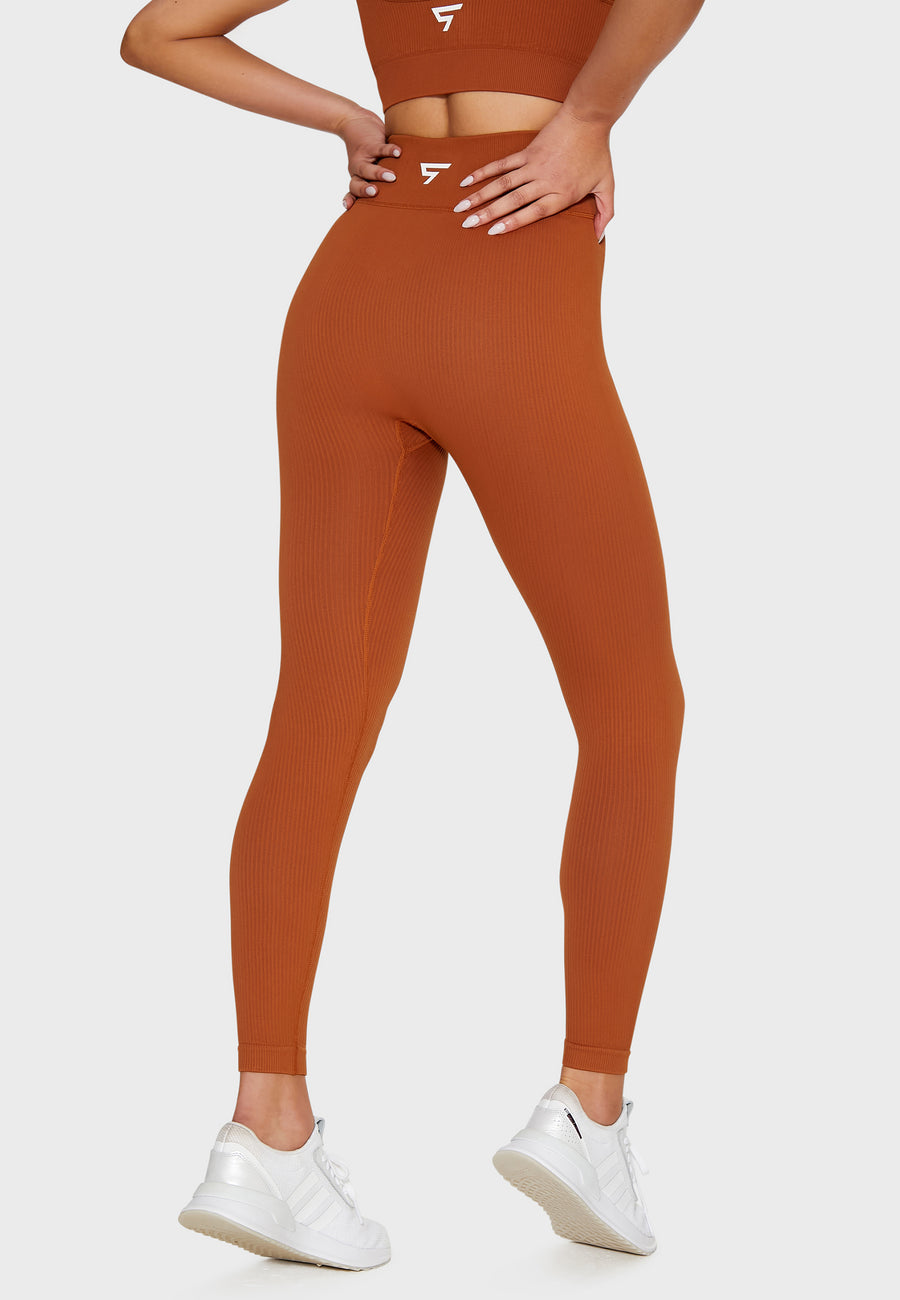 Leggings Ardour+ Geribbelde Naadloze Sportlegging