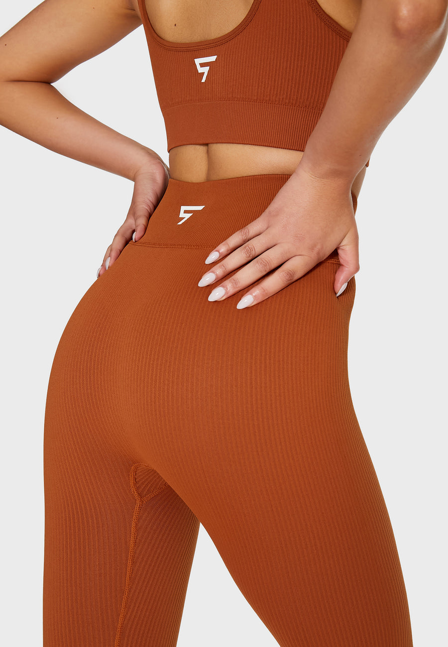 Leggings Ardour+ Gerippte nahtlose Sportleggings