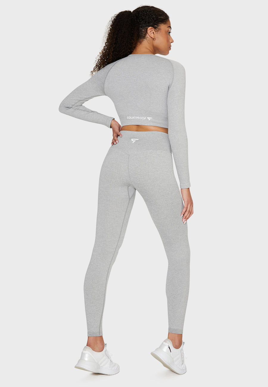 Leggings Joy+ Ribbed Seamless Sport Leggings - Squatproof