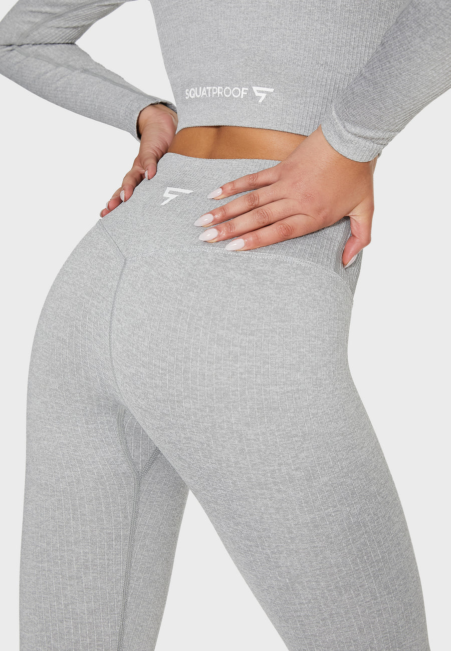 Leggings Joy+ Ribbed Seamless Sport Leggings - Squatproof