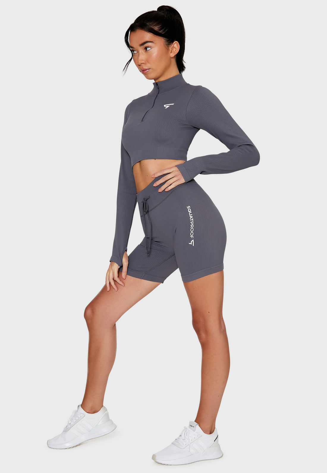 Long Sleeve Zest+ Seamless Cropped Long Sleeve Sport Top