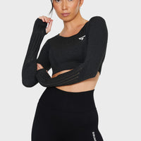 Long Sleeve Decisive+ Seamless Long Sleeve Sport Top - Squatproof