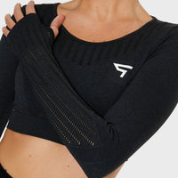 Long Sleeve Decisive+ Seamless Long Sleeve Sport Top - Squatproof