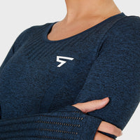 Long Sleeve Decisive+ Seamless Long Sleeve Sport Top - Squatproof