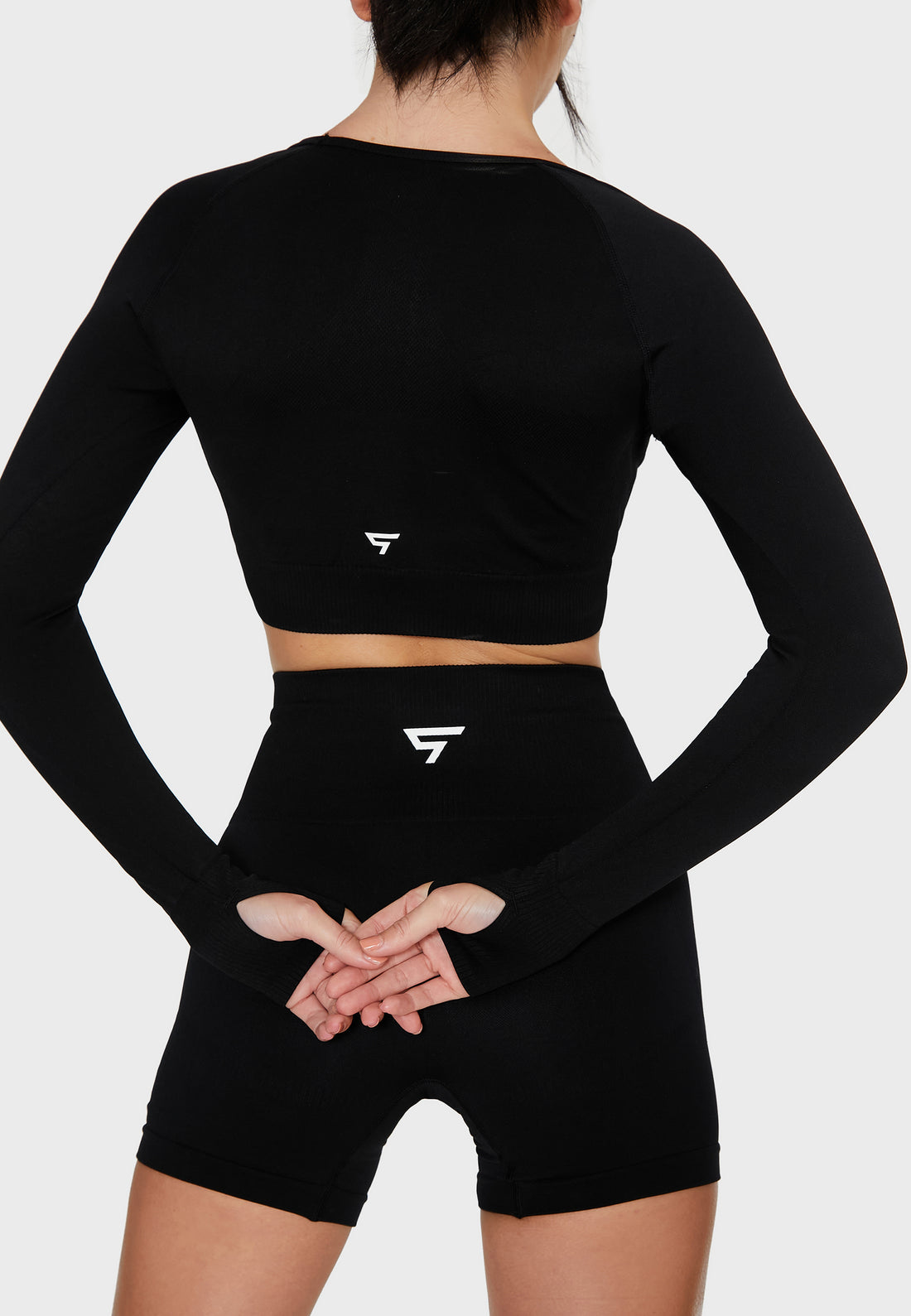 Long Sleeve Dynamic+ Seamless Cropped Long Sleeve Sport Top - Squatproof