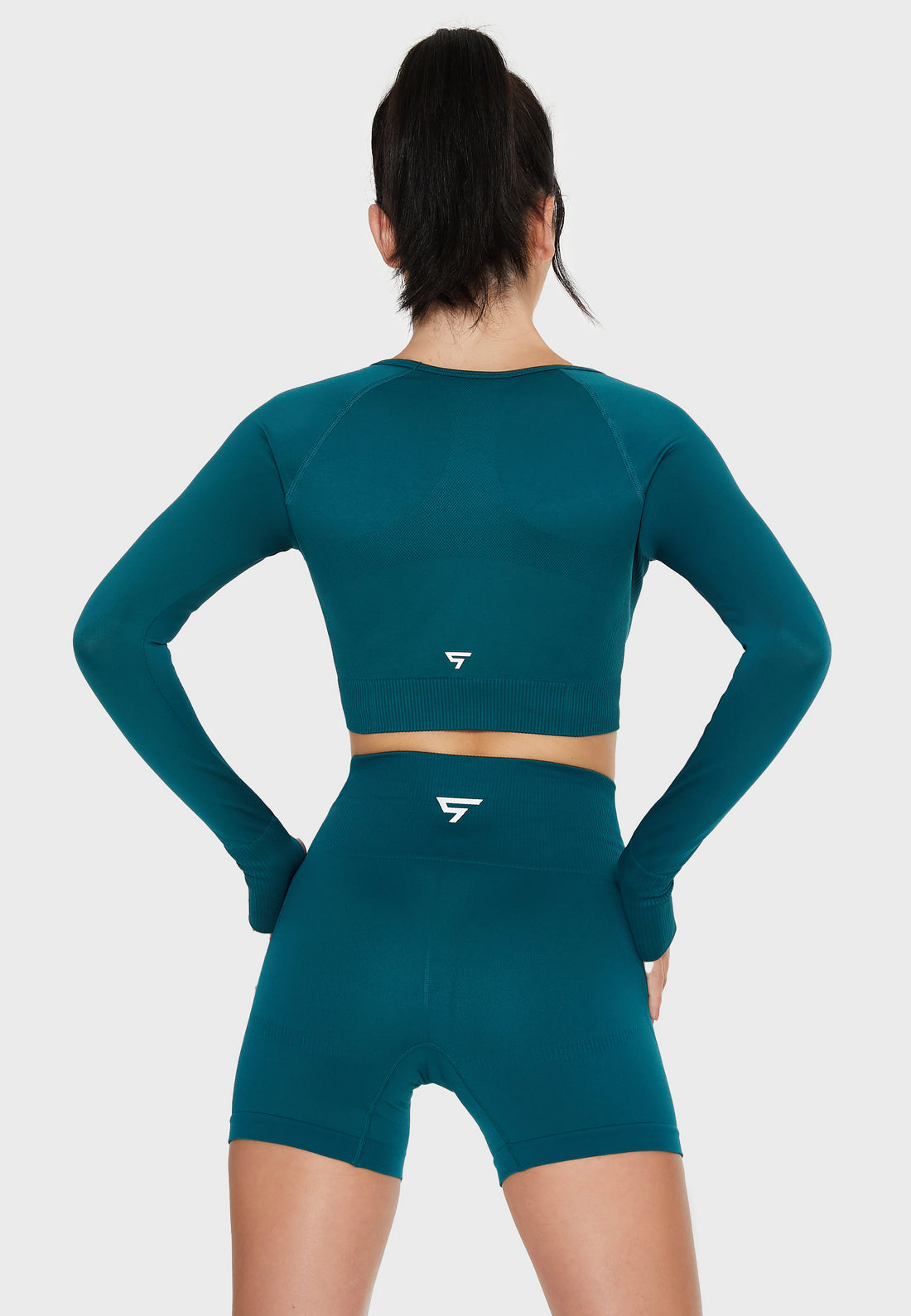 Long Sleeve Dynamic+ Seamless Cropped Long Sleeve Sport Top - Squatproof