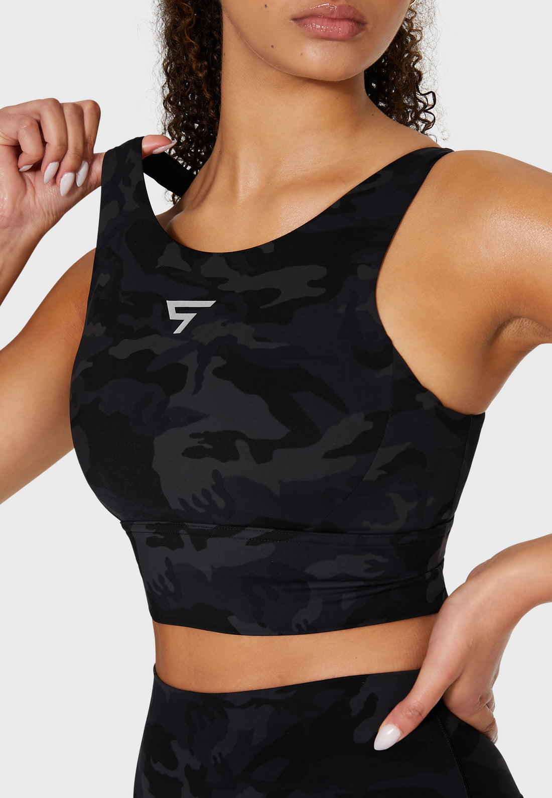 Top Senses+ High Neck Sports Bra - Squatproof