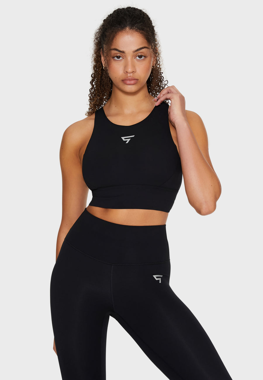 Top Senses+ High Neck Sports Bra - Squatproof